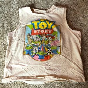 Medium cropped Toy Story tank top